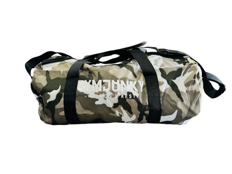 Gym Junky Camouflage Duffle Bag - Camo