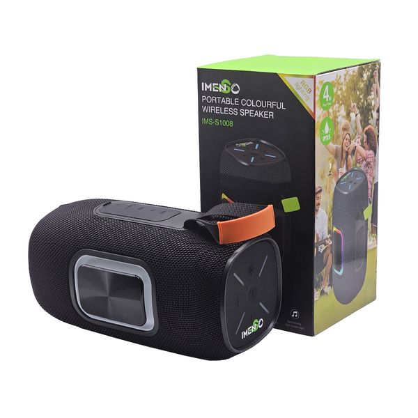 IMENSO Portable Wireless Bluetooth Speaker - Black- S1008