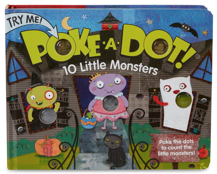 Melissa &amp; Doug Poke-A-Dot Interactive Book - 10 Little Monsters