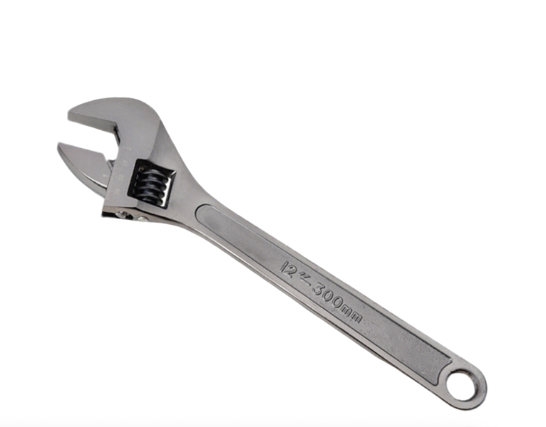12 inchs Adjustable Wrench Large Openin Long Handle Universal Spanner Clamp