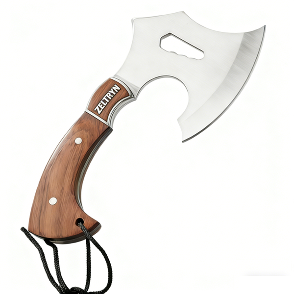 ZELTRYN Durable Stainless Steel Axe with - Portable