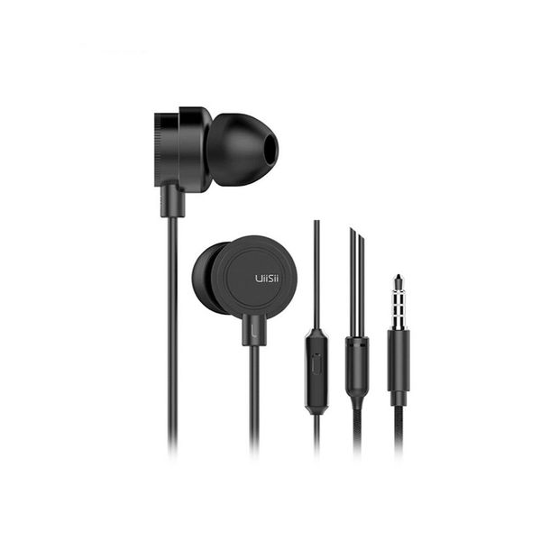 Uiisii HM13 Piston In-Ear Heavy Bass Earphones - Black