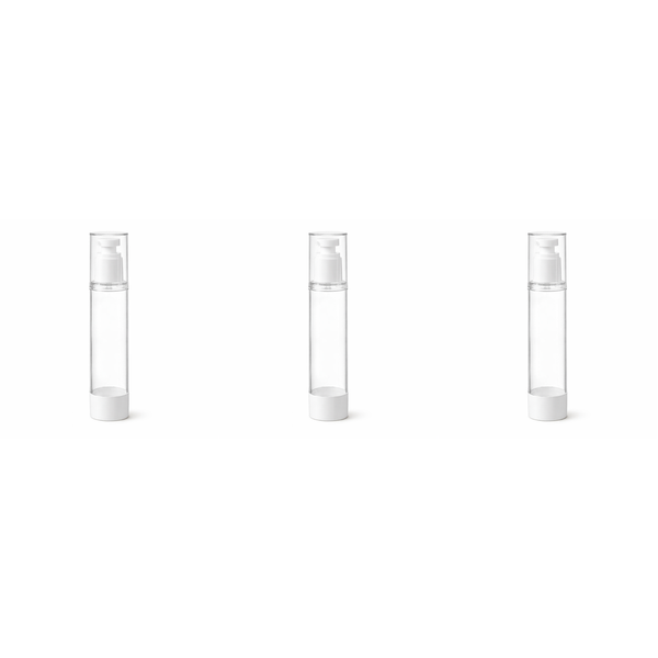 3 Pack 50ml Travel Lotion Bottle - White/Transparent