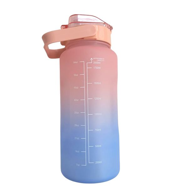 2L Motivational Water Bottle