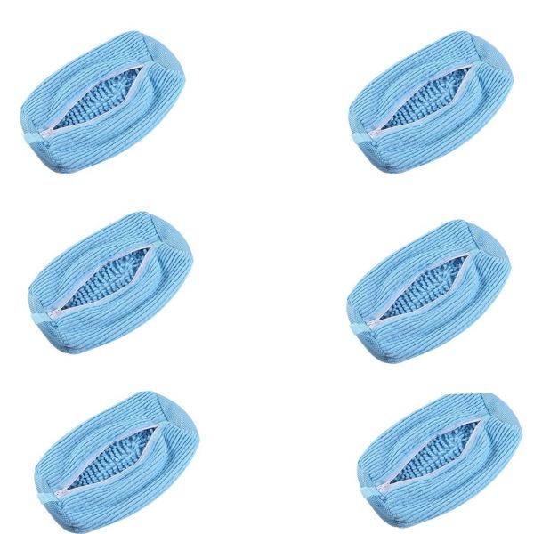 Hands-Free Washing Machine Shoe Bag - Blue 6 Pieces