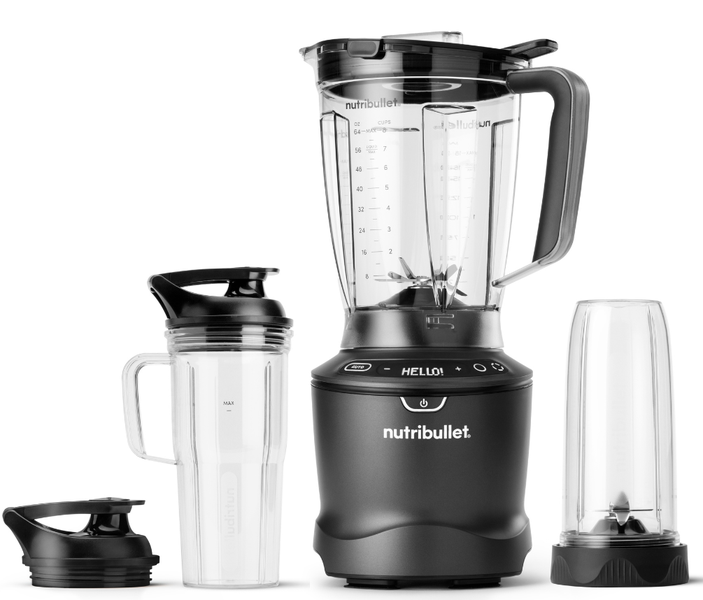 Nutribullet SmartSense Blender Combo 1500W (5 Speed Settings) - Black