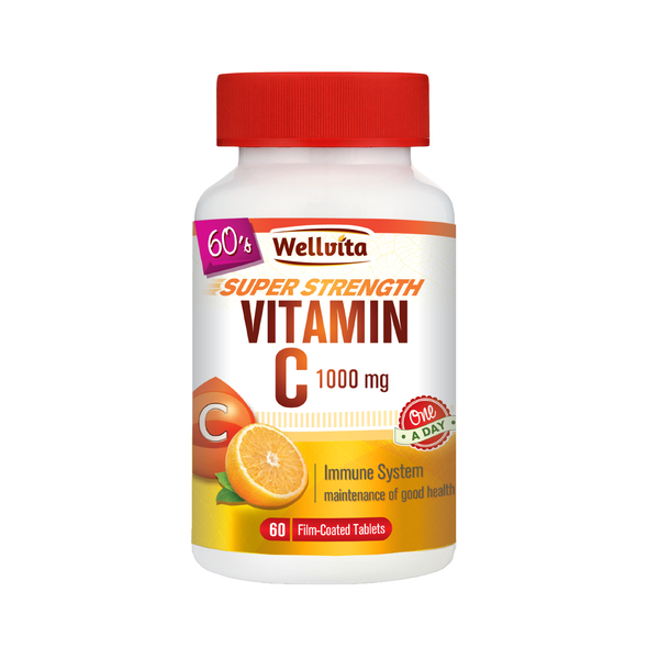 Wellvita Vitamin C 1000 mg 60 tablets