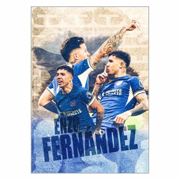 Enzo Fernandez Chelsea Poster - A1