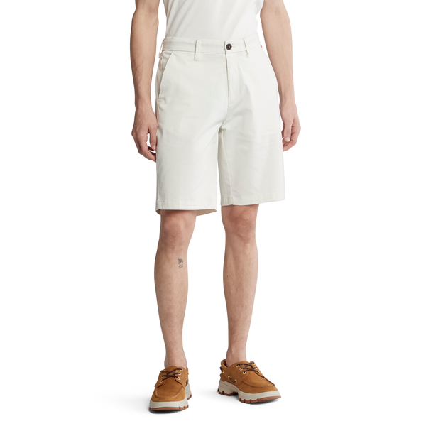 Timberland Squam Lake Stretch Chino Shorts For Men In White