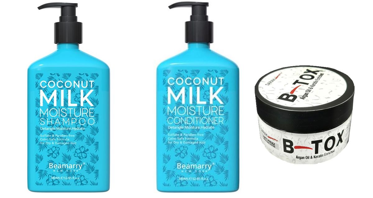 Beamarry Coconut Milk Moisture Set + Sarah Beauty BTox 60g Shop