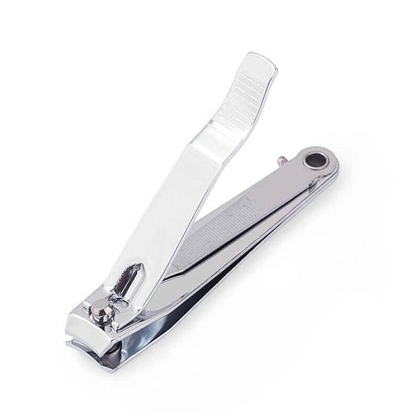 Large Stainless Steel Nail Clipper with Mini File Inside (Pack of 2)