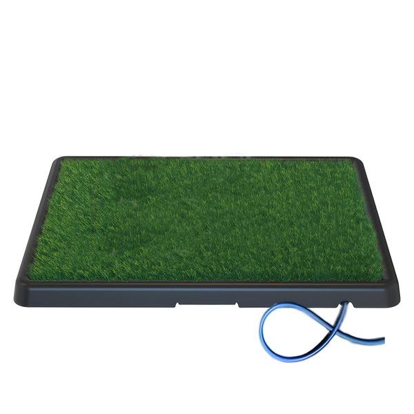 Reusable Dog Turf Potty with Drainage, Indoor Grass Training Mat for Pets
