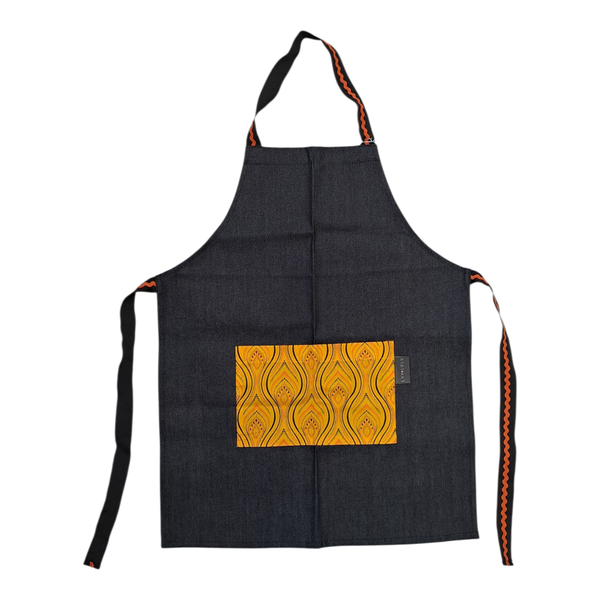 Gift Emporium Shweshwe Kids Apron - Yellow