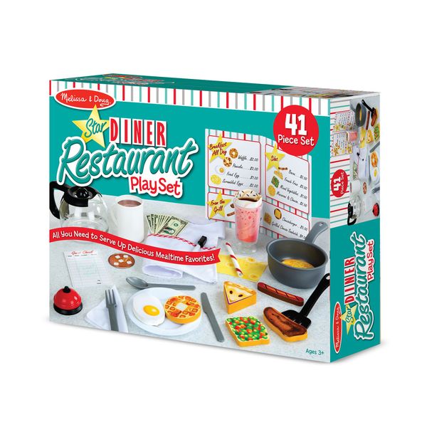 Melissa &amp; Doug Star Diner Restaurant Play Set