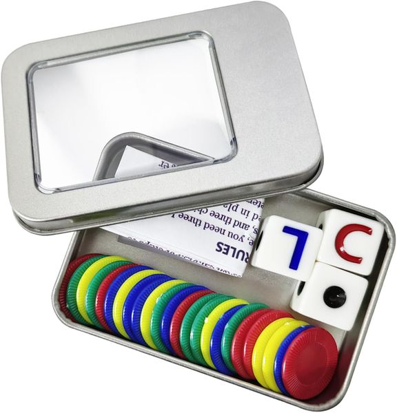Left/Right Center Dice Game Set, LCR Dice Game includes 3 dice