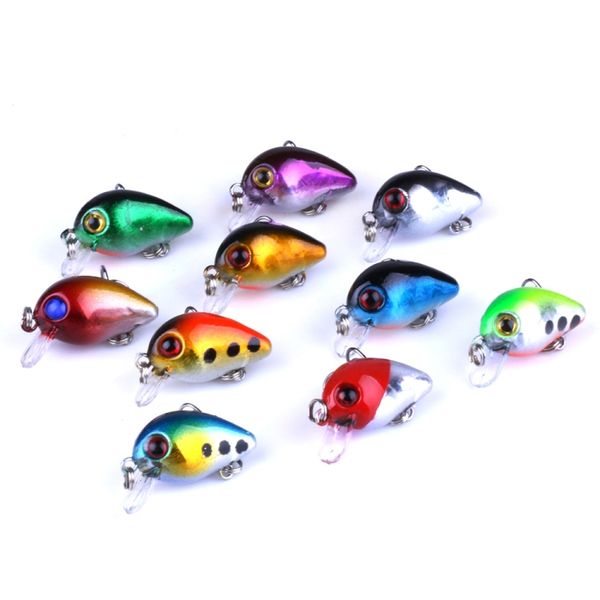 Fishing Lure Hard Bait 10 Piece Rock Fishing Kit in Plastic Box OG-0557