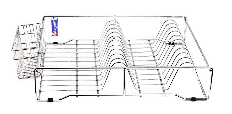 Elegant Dish Rack FLat +Attach Cutlery Holder