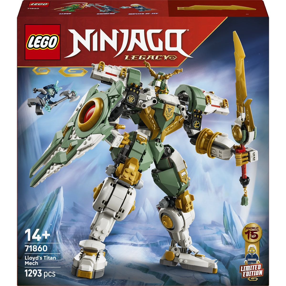 LEGO® NINJAGO® Lloyd's Titan Mech 15th Anniversary Toy 71860