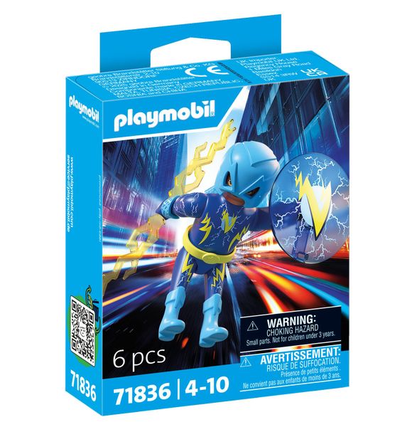 Playmobil Heroes - Lightning Super Hero (6 Pieces)
