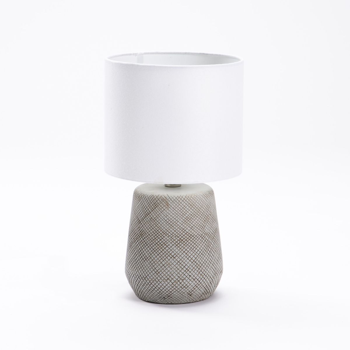 Crossed Ceramic Base Cream Fabric Shade Table Lamp Shop Today Get It   S Zoom.file