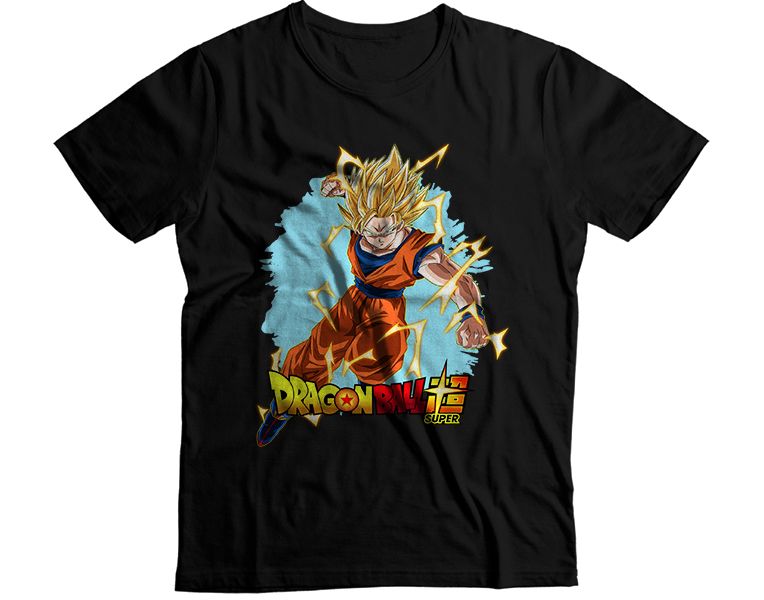 Super Saiyan Anime Graphic T-Shirt