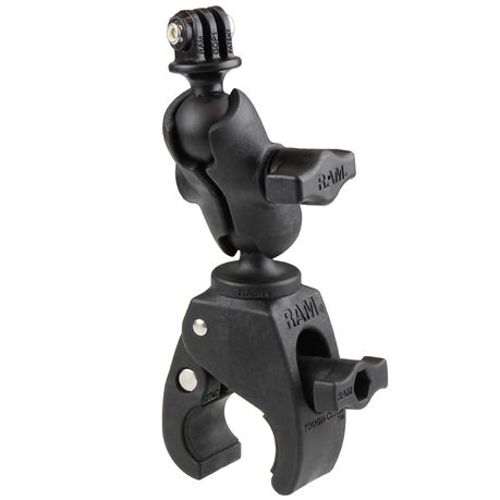 RAM Tough-Claw Small Clamp Mount with Universal Action Camera Adapter Image