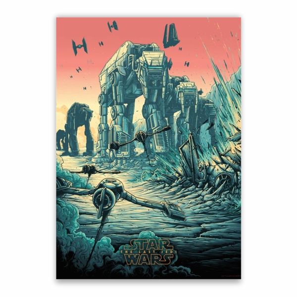 The Last Jedi Scene Poster - A1