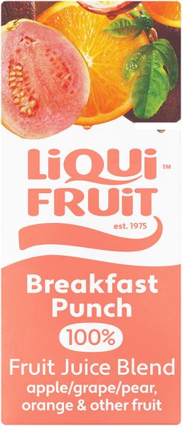 Liqui-Fruit Long Life Fruit Juice Breakfast Punch - 6 x 200ml