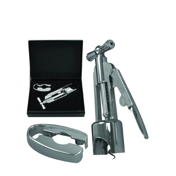 Premium Zinc Alloy Corkscrew and Foil Cutter Set