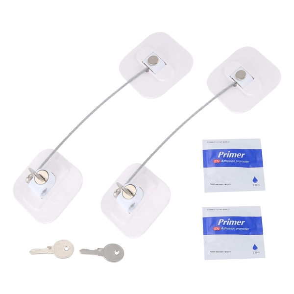 Refrigerator Lock, Mini Fridge Lock with Key for Adults, Lock for a Fridge,