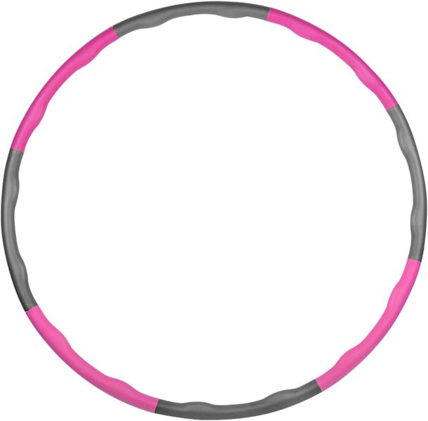 Weighted Hula Hoop | Pink &amp; Grey