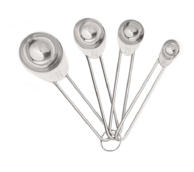 4 Stainless Steel Measuring Spoons