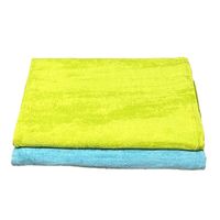 2 Pack Bath Sheet Velour Cotton 90 x 175cm