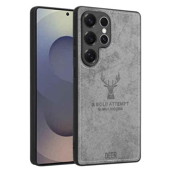 Luxury Deer Cloth Edition Cover Compatible with Samsung Galaxy 25 Ultra