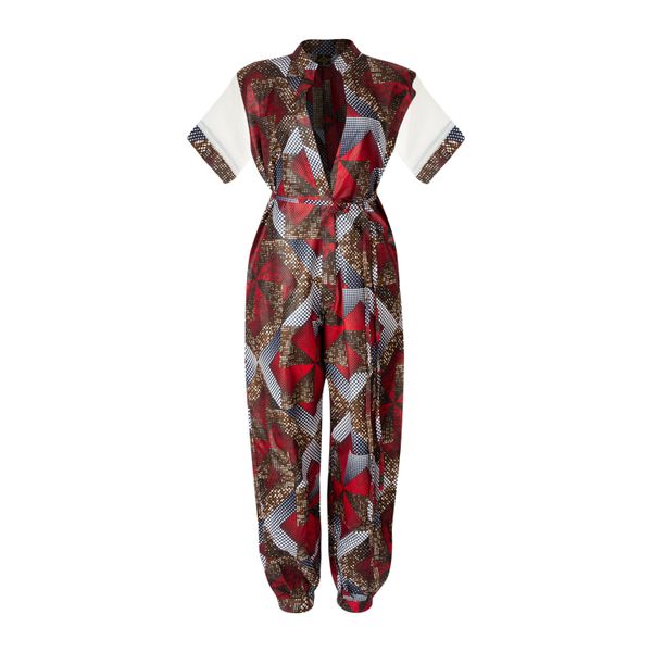 Daughty African Print Jumpsuit