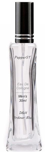 PepperSt Men's Cologne : D&amp;H Ardour Blue - 30ml