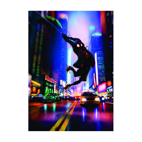 Spider-Man Into The Spider Verse City - A1 Poster