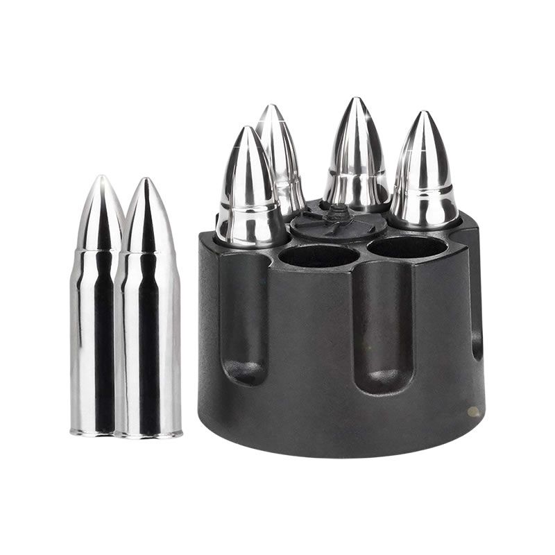 6Piece Of Stainless Steel Whiskey Bullets Ice Cubes IB28 Shop Today