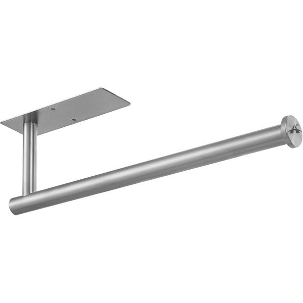 ALANES Wall Mount Self-Adhesive or Drilling Paper Towel Holder - Black