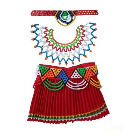 Traditional zulu attire top for ladies