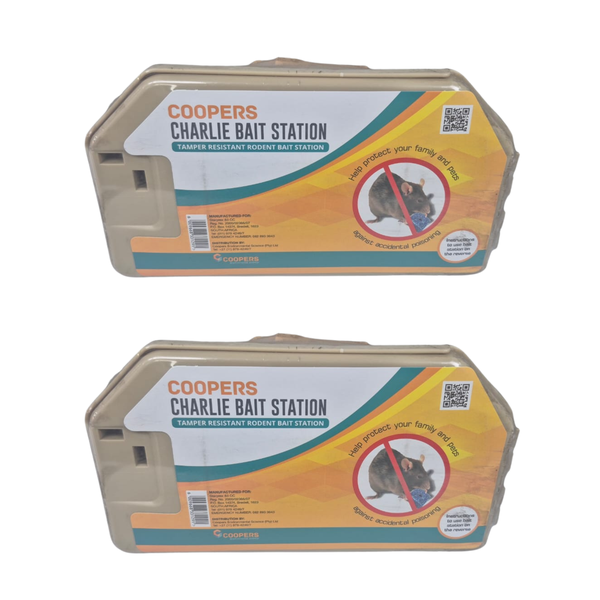 Coopers Charlie Sand Rodent Bait Station - 2 Pack