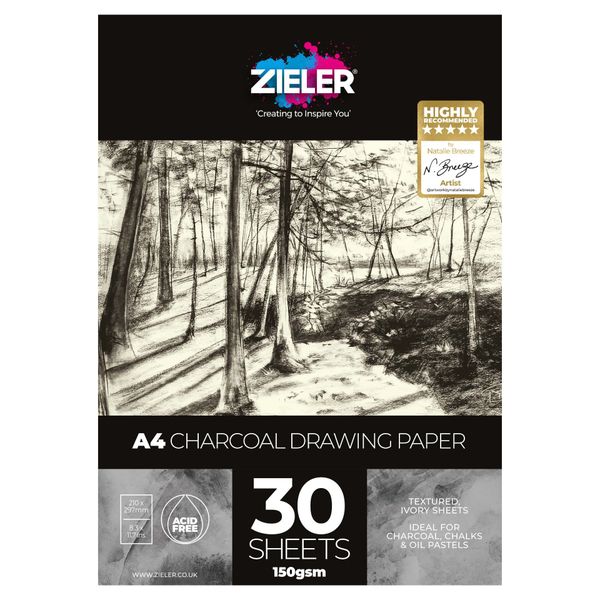 Zieler Charcoal Drawing Pad A4
