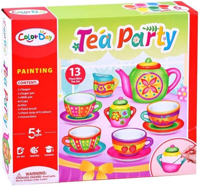 Paint a Cup Tea Party Set - 9 Piece