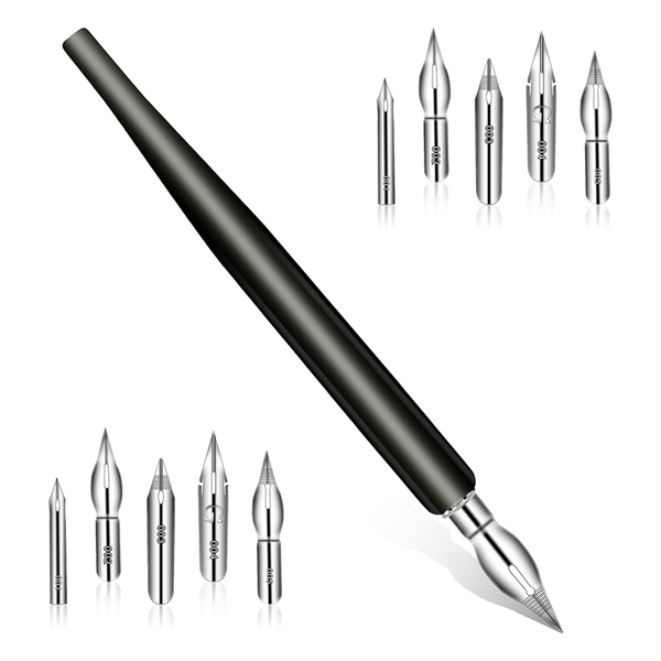 11-Piece Comic Pen Nib Set With 10-Piece Pen Replacement Nibs
