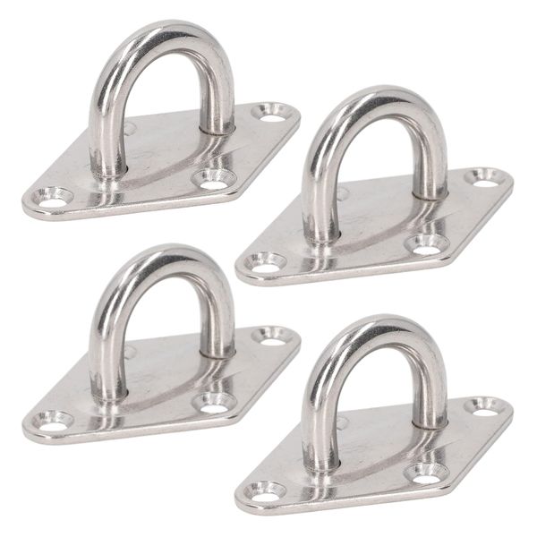 Tool DIY Multi Use Wall/Ceiling Mounted Steel Diamond Bracket Hook Set of 4
