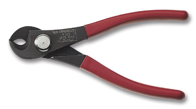 Facom Cable Cutter, 10mm Capacity, Aluminium &amp; Copper Cables, 170mm Length