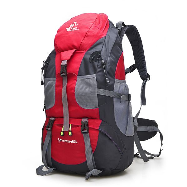 50L Large Capacity Water Resistant Outdoor Sport Daypack Hiking Backpack