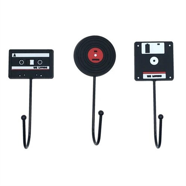 Retro Door Hook Nail-Free Auxiliary Storage Hook