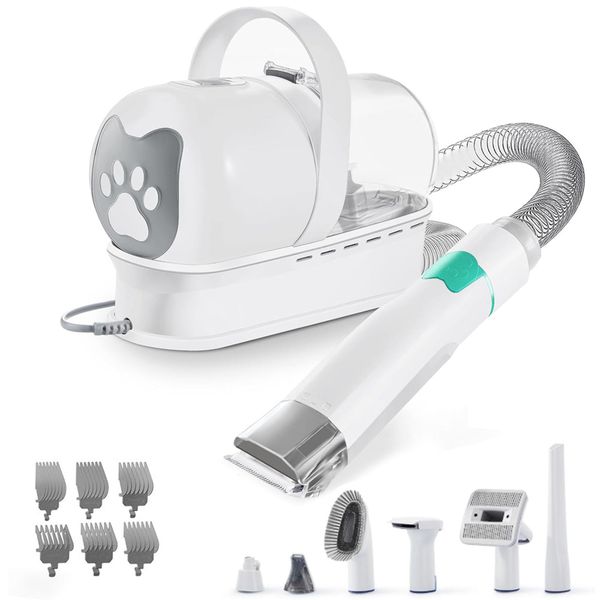 Professional Pet Grooming Kit,Pet Grooming Vacuum Low Noise Tool