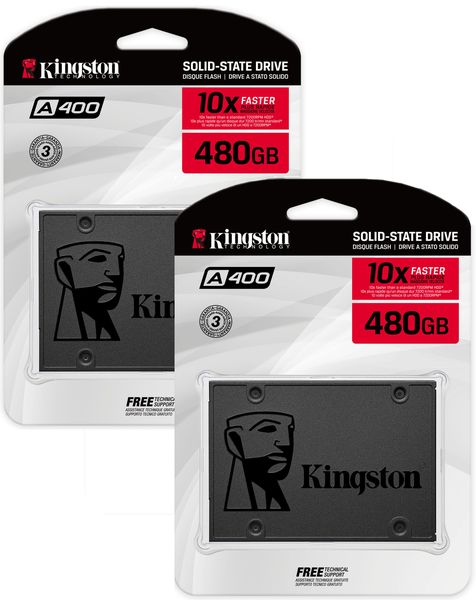 Kingston 480GB 2.5 SATA SSD - Pack of 2